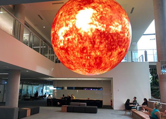 P2 P2.5 Màn hình LED trong nhà linh hoạt, Màn hình LED hình cầu Billboard