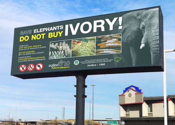 Màn hình Led quảng cáo thương mại cố định không thấm nước ngoài trời P4 P5 P6.6 P8 P10