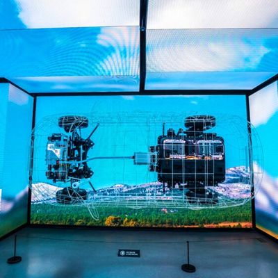 Tường video LED cong nhập vai 3D 3840hz P1.57 P1.87 P2 Virtual