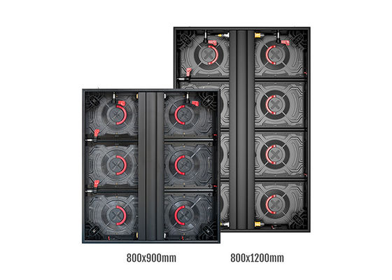 Ngoài trời P10mm Cài đặt cố định 800x1200mm Tủ nhôm chống nước Màn hình LED cho màn hình Led bên ngoài đường phố