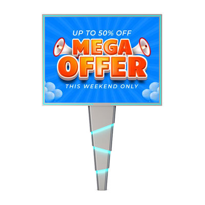 Dễ dàng cài đặt 8000nits IP65 p6 thép dẫn bảng quảng cáo ngoài trời