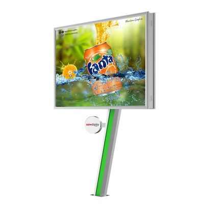 Dễ dàng cài đặt màn hình kỹ thuật số 8000nits IP65 P6 6mm pixel pitch thép led màn hình bảng quảng cáo ngoài trời