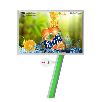Dễ dàng cài đặt màn hình kỹ thuật số 8000nits IP65 P6 6mm pixel pitch thép led màn hình bảng quảng cáo ngoài trời