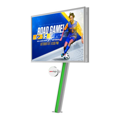 Dễ cài đặt 8000nits IP65 P6 thép dẫn bảng quảng cáo giá bảng quảng cáo dẫn màn hình ngoài trời