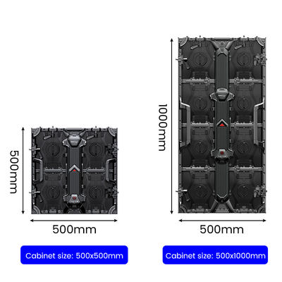 P3.91 màn hình LED cho thuê sân khấu với tần số thay đổi khung hình 50/60hz và độ sáng 800cd/m2