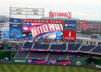 Bảng quảng cáo ngoài trời LED độ nét cao Màn hình LED bên ngoài 6000 đến 8000 Cd / Sqm