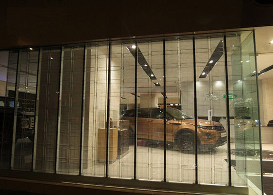 Bảng điều khiển màn hình LED trong suốt độ nét cao, Trung tâm mua sắm Màn hình LED rõ ràng