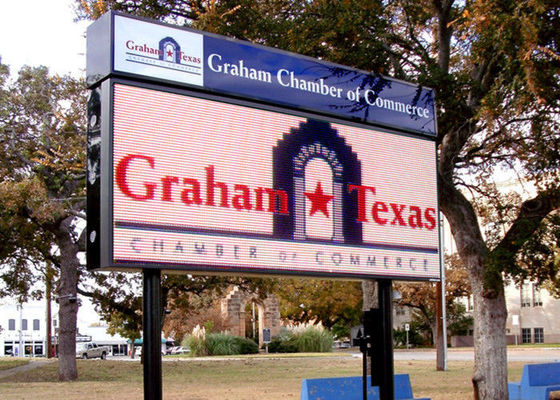 Màn hình LED hiển thị đầy đủ màu sắc ngoài trời có độ đồng đều cao, màn hình Led P10