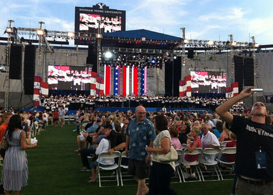 Bảng quảng cáo LED P8 Chương trình truyền hình hòa nhạc Chương trình sân khấu LED màn hình LED hiển thị 1R1G1B