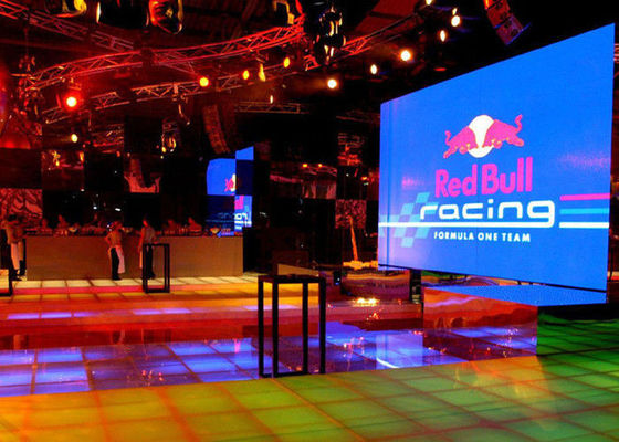 TV Hiển thị P4.8 Màn hình hiển thị LED nhỏ Quảng cáo trong nhà Dấu hiệu Led Sợi carbon mỏng