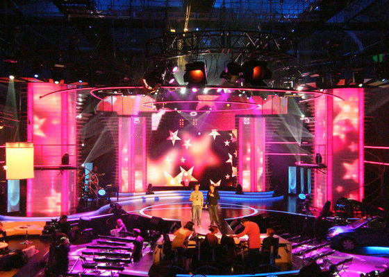 Đầy đủ màu sắc Màn hình LED linh hoạt Màn hình LED Màn hình màn hình 4mm Pixels Tiết kiệm năng lượng