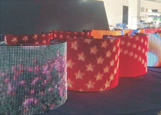 Tốc độ làm mới cao Màn hình LED linh hoạt Tường video LED Flex với điều khiển WIFI