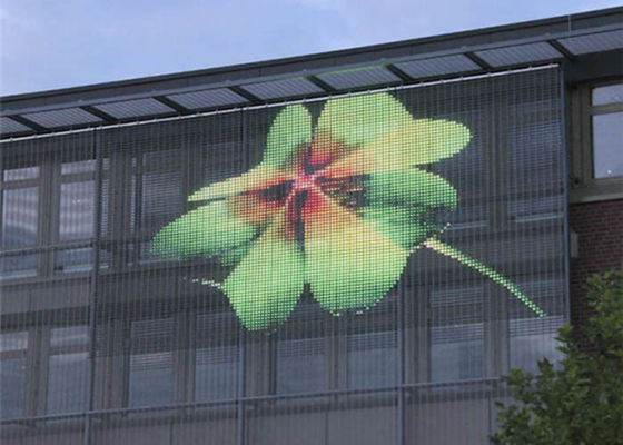 Màn hình hiển thị LED trong suốt ngoài trời độ sáng cao 500mm X 1000mm