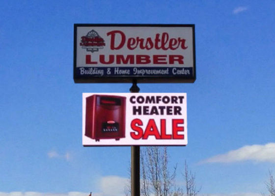 Màn hình LED dịch vụ phía trước P10 chống nước Kích thước mô-đun DIP346 320mm X 320mm