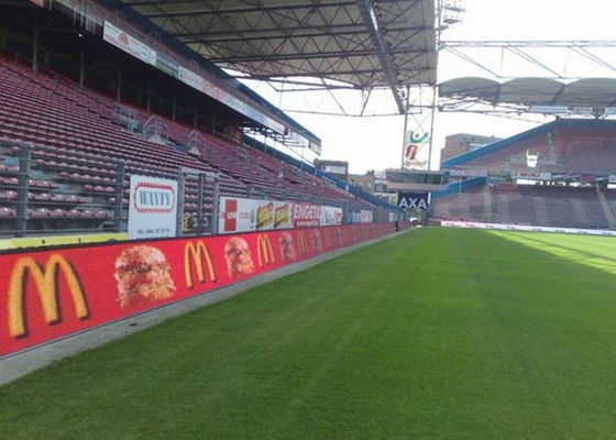 P12 P16 Màn hình quảng cáo Led ngoài trời Đèn LED chu vi thể thao Hiển thị đầy đủ màu sắc