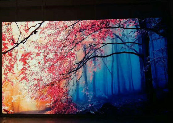 Trọng lượng nhẹ Màn hình LED nhỏ Pixel P1.667 Tường video sân khấu thương mại