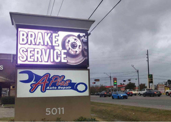 Màn hình LED truy cập phía trước hai bên ngoài trời HD P4 với tủ mở phía trước