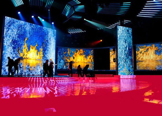 Màn hình LED cho thuê sân khấu độ phân giải cao Màn hình 5,95mm Pixel Pitch 28246 Dos / Sqm