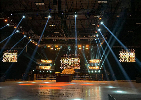 Màn hình LED thương mại trong nhà đủ màu trong nhà Video P4.8 cho thuê nhẹ