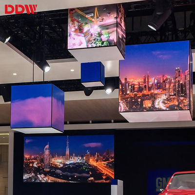 Khối ma thuật Led P2.5mm tùy chỉnh trong nhà, Màn hình video Màn hình Led Cube