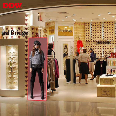 Quảng cáo video kỹ thuật số Màn hình gương LED Trong nhà siêu mỏng di động P1.75 P2 P2.5