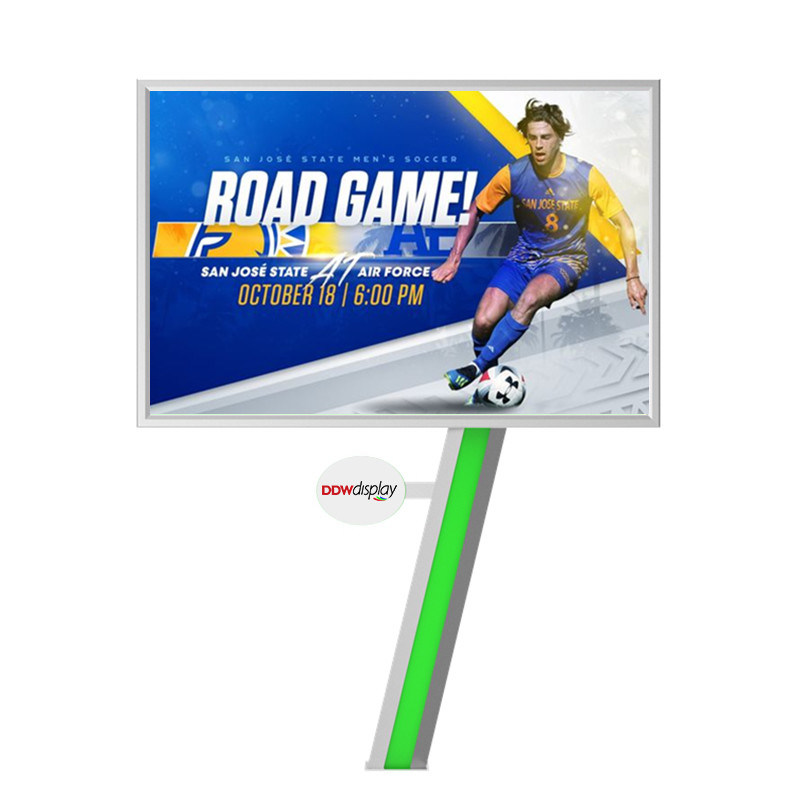 Dễ cài đặt 8000nits IP65 P6 thép dẫn bảng quảng cáo giá bảng quảng cáo dẫn màn hình ngoài trời