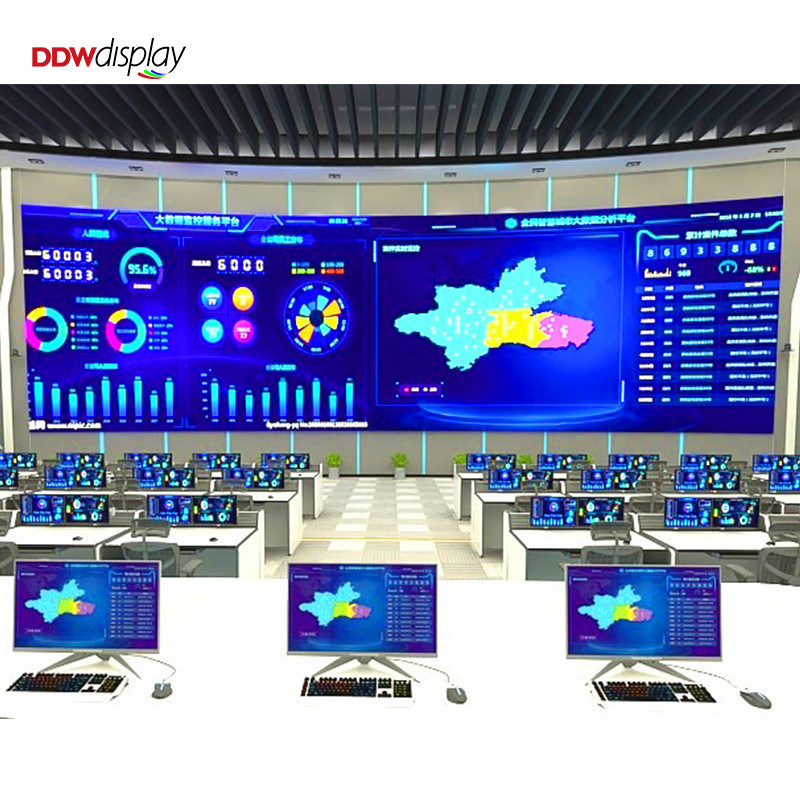 Màn hình LED cố định trong nhà 500x250/750x250/1000x250mm, tủ nhôm, độ sáng 1200nits, P1.56 P1.95 P2.5 P2.6 P2.9 P3.91 cho màn hình thương mại