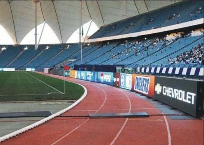 Dàn nối liền đèn LED ngoài trời Biển quảng cáo Đầy đủ màu sắc P8 Sân vận động SM