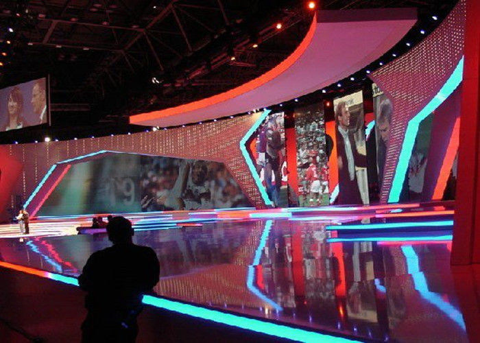 Màn hình LED cho thuê sân khấu mềm SMD3528 Màn hình nền sân khấu đầy màu sắc P4mm