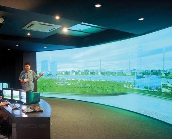 Màn hình LED P3 Sáng tạo độ phân giải cao Đầy đủ màu sắc Rèm LED mềm