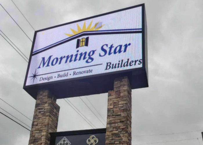 Quảng cáo màn hình hiển thị LED ngoài trời P6 Dịch vụ trước / sau