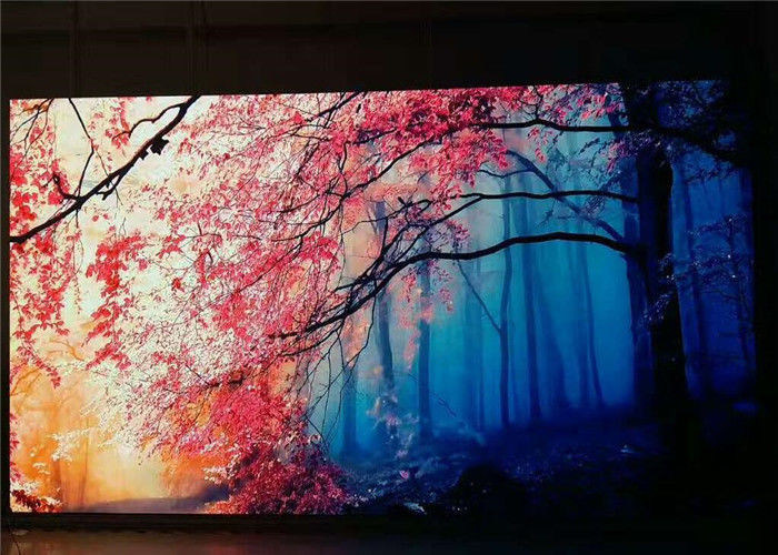 Trọng lượng nhẹ Màn hình LED nhỏ Pixel P1.667 Tường video sân khấu thương mại