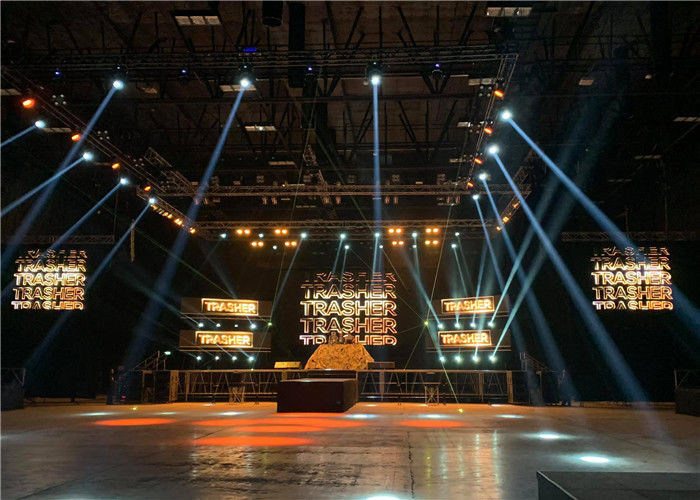 Màn hình LED thương mại trong nhà đủ màu trong nhà Video P4.8 cho thuê nhẹ